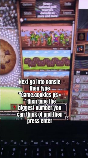 How to get ALOT of cookies in cookie clicker!! #toturial #cool #fyp #cool