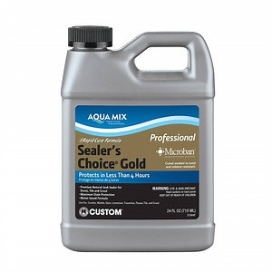 Reviews for Custom Building Products Aqua Mix Sealer's Choice Gold 0.8 qt. Penetrating Sealer for Tile, Concrete, Porcelain, Stone and Grout | Pg 1 - The Home Depot