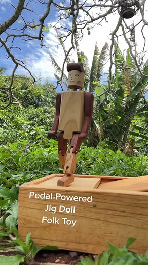 Pedal-Powered Jig Doll: A Unique Folk Toy