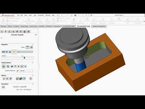 Solidworks CAM tutorial with NC Programing & Machining process Chart in CAM & CNC programming