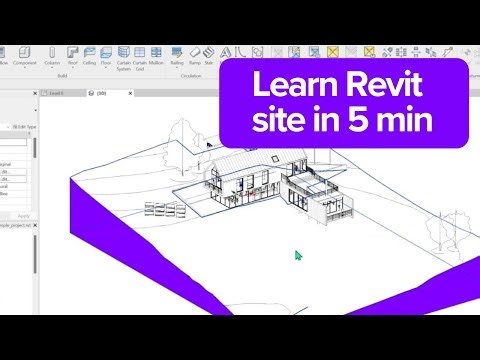 How to make site plan in Revit. Learn basics in 5min!
