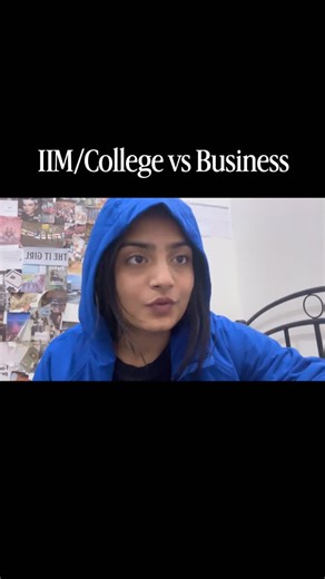 Yana Chothani on Instagram: "(39/75)Don’t come at me in the dms that I lie, everything is TRUE. And if you’re struggling to figure out a path to life whether business or college. Maybe this will help! Just remember regardless of college what builds your career is YOU and the work you put in! You need to build a solid mindset. . . .. . . . . . . . . . (IIM,CAT,CAT2025,IIM Interviews,Education, business, startup, college vs business, MBA, BBA, IPM, IPMAT, marketing , branding, Harvard, top b-schoo
