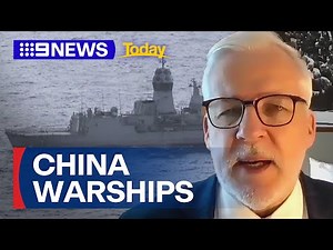 Why a Virgin pilot was the first to spot fleet of Chinese warships | 9 News Australia