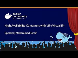 High Availability Containers with VIP (Virtual IP)