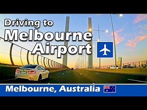Driving to Melbourne Airport from SE Suburbs | Drop Off Zone | Melbourne, Victoria, Australia