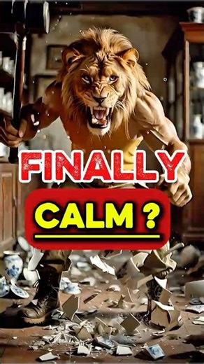 after the storm, peace returns. watch how anger turns into calm.😌