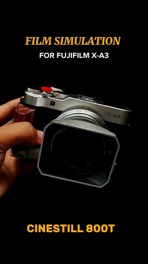 Fujifilm X-A3 Cinestill 800T Film Simulation Recipe