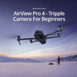 🤯 Seriously? Drone footage just got 3X better (easier). The secret to professional aerial content is NO LONGER complex setup or a $1,600 budget. It’s the Next-Gen AirView Pro 4. This is the ONLY drone in its class featuring the revolutionary Triple-Camera System 📸. Get wide, telephoto, and cinematic views on demand, all controlled by our revolutionary One-Touch Flight system 🕹 🔆 Triple-Camera Power: 3 unique perspectives to make your content POP. 🚀 Zero Learning Curve: Fly and film like a P