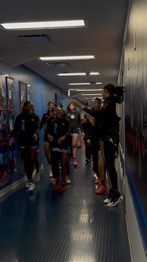 There's nothin' like a LIT hype session before you and your squad takes the court 🔥 The Chicago Sky are FIRED UP heading into Round 3 vs the Fever. Tip-off at 4pm/ET on ESPN | WNBA