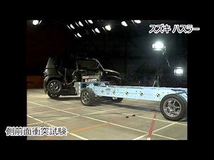 自動車アセスメント：スズキハスラー：側面衝突試験
