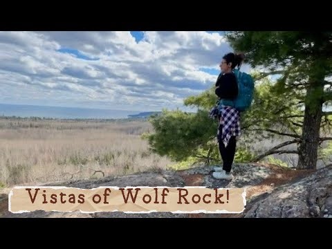 The Gorgeous Vistas of Superior Hiking Trails, Wolf Rock! 🥾