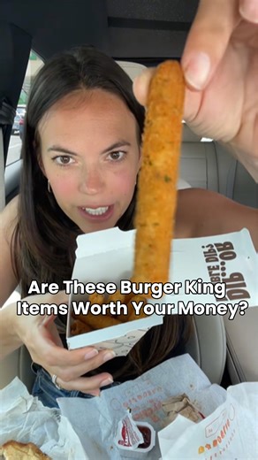 221K views · 2.8K reactions | Are These Burger King Items Worth Your Money? | Eatdrinkandbemandy | Facebook
