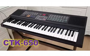 卡西欧CTK-650电子琴示范曲