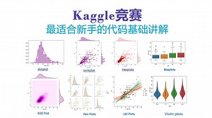 【Kaggle代码基础课】Kaggle顶级赛事， Python与数据科学 | 代码方案精讲与实践 | 数据代码齐全 |