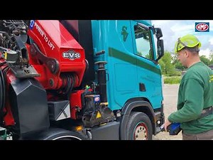 Hydraulic swing up stabilizer - retrofit kit for 7020 and 9520 HMF cranes