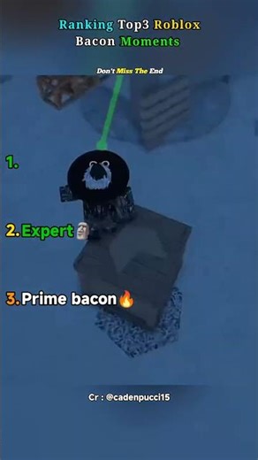 Ranking roblox bacon moments | Roblox Force #shorts #roblox