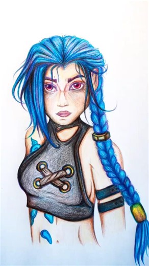 Draw Jinx from Arcane with me! 💣💙