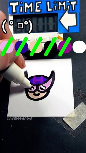 Can I draw Hawkeye in 30 Seconds? 💜