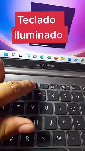 Activa tu teclado iluminado #asus