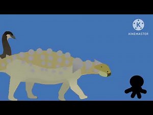 Pre-historic animals size comparison