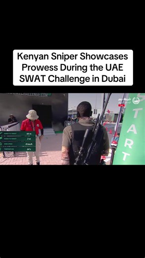Kenyan Sniper Excels at UAE SWAT Challenge in Dubai