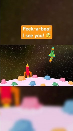 Peek-a-Boo Moon! Baby Sensory Space 🚀🌙🌟