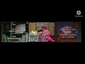 Barney and Sesame Street Credits Remix With Sesame Street Episode 1090