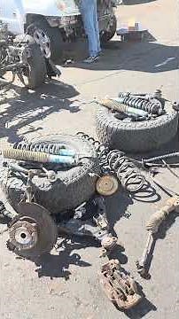 2006 toyota 4runner v6 frame swap Day 2