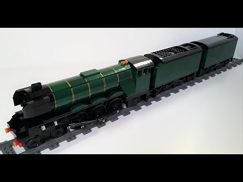 Lego LNER A3 class ‘Flying Scotsman’ 7 stud wide upgrade MOC showcase