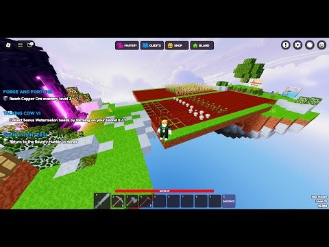 Im Buy 7 Watermelon Seeds For Quest Cuz So Hard! in Roblox : [🎄Christmas Part 2🎅] Sky Reacher