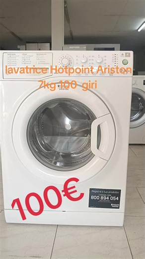 Lavatrice Hotpoint Ariston a 100€: Affare del Cuore