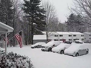 Happy spring? It's snowing like mad here in Maine! What's the weather doing where you are? | Farmers' Almanac
