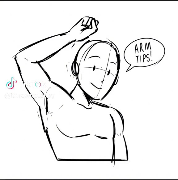 Replying to @DEAD😍 very simple art tutorial 💪 thanks for all the support on my last video 💗 #tutorial #armtutorial #drawingtutorial #anatomy