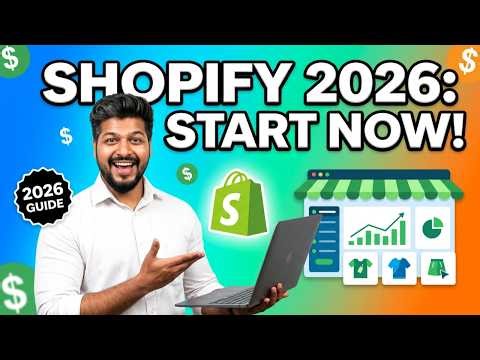 FULL Shopify Tutorial for Beginners in 2026!