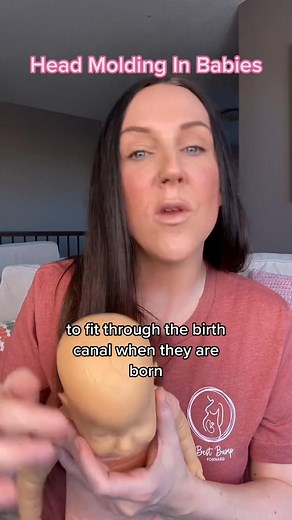 If your baby comes out sporting a cone head….don’t fret! It will only stick around 24-48 hours ♥️ **for informational purposes only** #childbirtheducation #childbirth #laboranddelivery #pregnanttiktok #birthtok #doula #pregnancytips #newbaby | Mama Nurse Tina