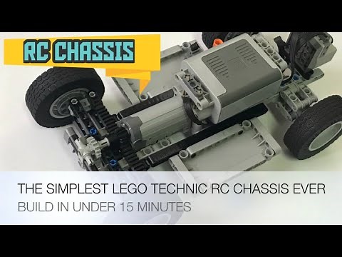 The Simplest LEGO Technic RC Chassis Ever (Build under 15 minutes)