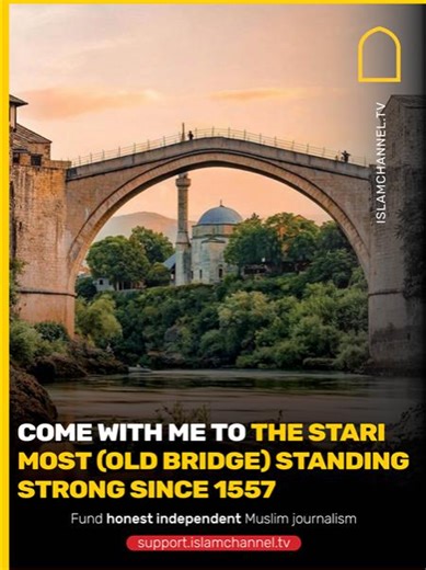 Come with me to the Stari Most (Old Bridge) in Mostar, Bosnia! The Old Bridge was built in the 16th-century during the reign of Suleiman the Magnificent and has become a symbol of the city and a bridge between East and West. It was deliberately destroyed during the Bosnian War in 1993, but was meticulously rebuilt and reopened in 2004. Today, Stari Most is a testament to the city's resilience and cultural diversity. It's a reminder of the city's complex history and its ability to bring people to