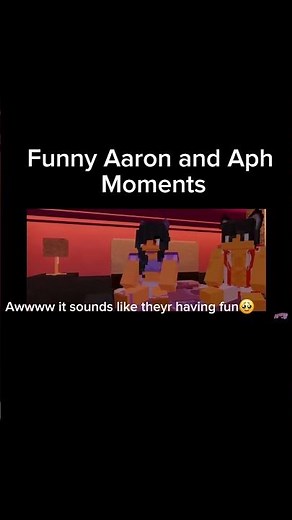 Funny Aaron And aph moments #aarmau ‪@Aphmau‬ ‪@Aarmau-Edits‬