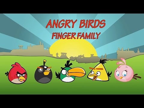 Angry Birds Finger Family | Cartoon Nursery Rhymes & Songs For Children