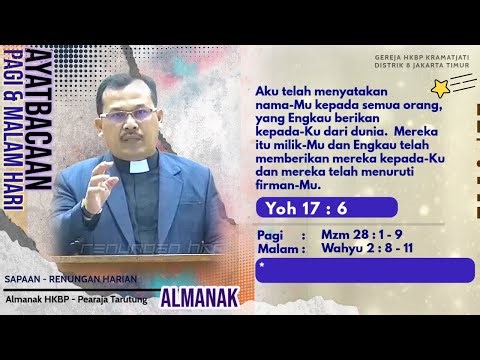 Reflection on the Reformation by Martin Luther 31 Oct 25 (John 17: 6) Rev. O. Sitohang STh MPsi