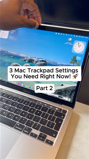 3 MacBook Trackpad Settings You Need to Change IMMEDIATELY! #shorts #mactips