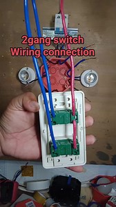 Tamang wiring connection ng 2gang switch #facebookreelsviral #viralreelschallenge #viralvideochallenge #electrician #facebookviral #facebookreel #electronics #StarsEverywhere | Electrical Video Tutorial