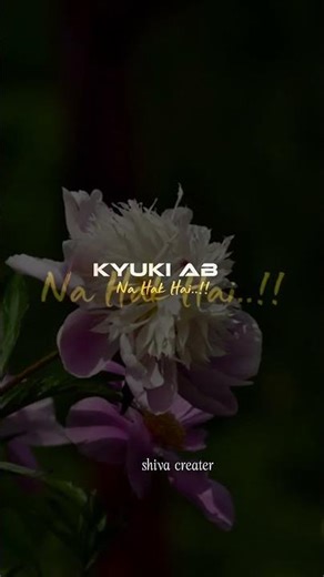 #tujhpe hak tha tab tak shak tha#viral #lyrics #trending #shayari #shorts #reels #explorepage 🥀❣️