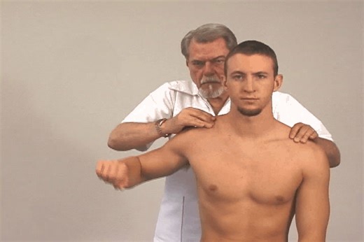 Acromio-Clavicular and Acromio-Sternal Joint challenge for crepitation | International College of Applied Kinesiology-U.S.A. (ICAK-U.S.A.)