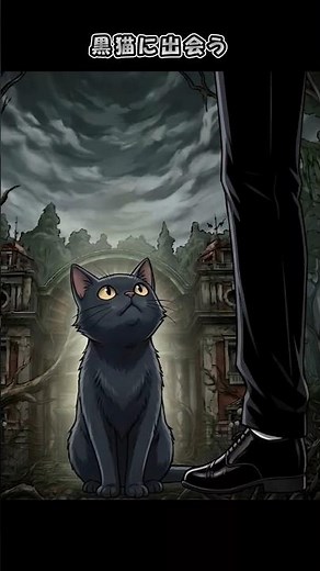 黒猫に出会う (No.180s) ブラック･デビル