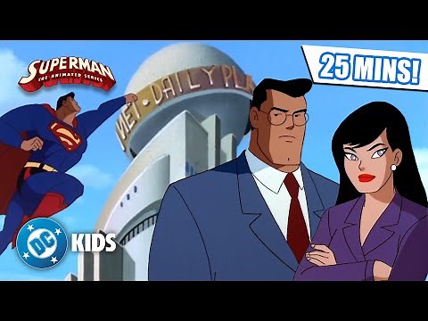 Best of Clark Kent & Lois Lane 👩🏻‍❤️‍💋‍👨🏻 📰 | Superman: The Animated Series | #KidsCartoons ‪@dckids‬
