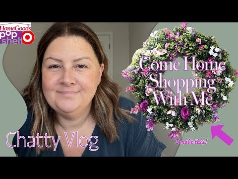 COME HOME DECOR SHOP WITH ME 🏡 | Target, HomeGoods & Pop Shelf NEW FINDS + DIY Door Wreath Makeover