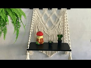 MACRAMÉ - PRATELERIA - PASSO A PASSO