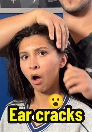 Ear adjustment #ear #pops #cracks #chiropractor | ears