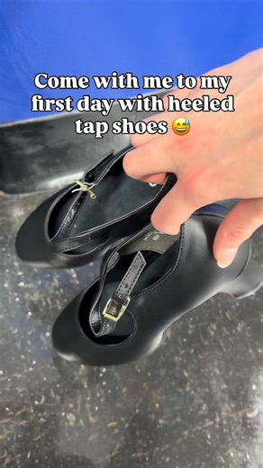 MJ’s Art on Instagram: "First class with heeled tap shoes! Tap heels from @capezio #dance #nycdancer #tap #dancelife #fyp"